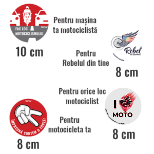Pachet 4 stickere