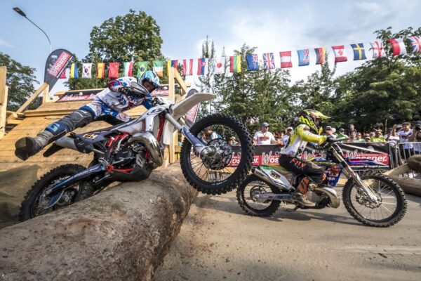 Competitors perform during the prolog of FIM Hard Enduro World Championship 2023 Stop 3 - Red Bull Romaniacs in Sibiu, Romania on  July 25, 2023. // Mihai Stetcu / Red Bull Content Pool // SI202307250768 // Usage for editorial use only //