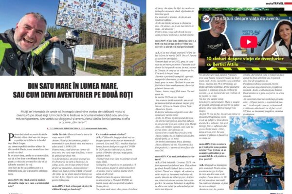interviu Bertici Attila revista motoADN 10