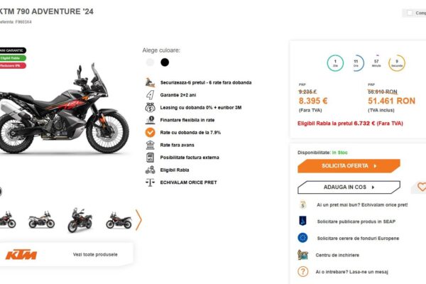 oferte la miez de sezon ATVRom pe motoADN 4