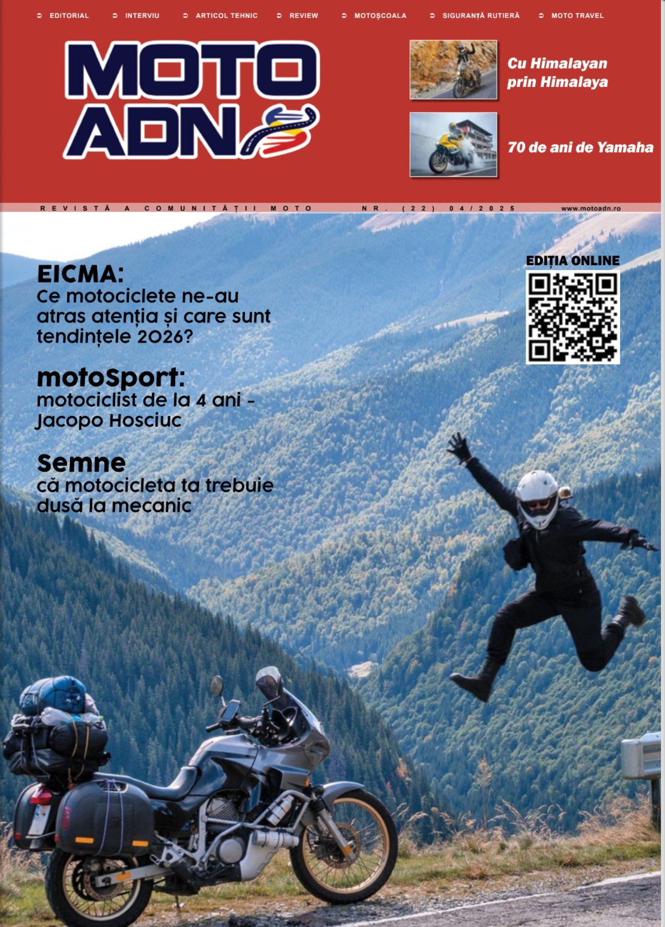 Copertă revistă motoADN 22